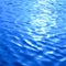 Beautiful blue wave on skin water as river background texture