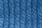 Beautiful blue wool weaving background. Weaving textura. 2020 trend