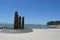 a beautiful boardwalk on the coast of Chile