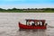Beautiful boat on the Narmada river india