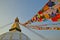 Beautiful Boudhanath stupa in Kathmandu, Nepal.