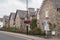 Beautiful boulder houses in the main street of Pitlochry, Scotland