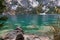 The beautiful Braies lake in late autumn, pearl of the Dolomite, UNESCO heritage