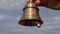 Beautiful brass bell sound in and sky background