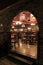 Beautiful brick archway leading into dining room, Lillian\'s Restaurant, Saratoga Springs, New York,2015