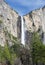 Beautiful bridal veil falls, yosemite nat park, california, usa