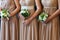 Beautiful bridesmaid bouquets