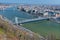 Beautiful bridges of Budapest from Buda Hill