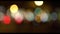 Beautiful bright and colorful bokeh lights on a dark background