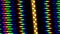 Beautiful bright and multi-color image of light diffraction from a rotating line of LEDs. LED emission spectrum illustration