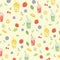 beautiful and bright summer background.stickers or wallpapers. summer fresh colors