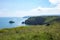 Beautiful Brixham landscape from Berry Head Brixham Devon looking out to sea