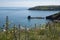 Beautiful Brixham landscape from Berry Head Brixham Devon looking out to sea