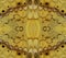 Beautiful Brown and  Yellow Background Pattern made from butterfly wing skin patterns