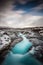 Beautiful Bruarfoss waterfall Iceland