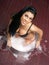 Beautiful Brunette Galvanized Steel Bath Container Hillbilly Hot