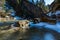 Beautiful Buchenegger Waterfall in the Allgau Alps