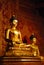 Beautiful Buddha statue in the Thai Buddhist temple