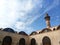 beautiful buildings and clouds unite into a beauty