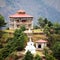 Beautiful buildings near Salleri village