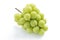 Beautiful a bunch of Shine Muscat green grape isolated on white background