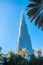 Beautiful Burj Khalifa skyscraper on a beautiful sunny day