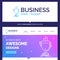 Beautiful Business Concept Brand Name award, competitive, cup, e