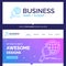 Beautiful Business Concept Brand Name global, globe, magnifier