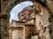 The beautiful Byzantine archaeological site of Mystras in Peloponnese, Greece, a UNESCO site