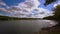 A Beautiful calm Lake in CT with early fall foliage