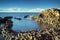 Beautiful calm sunny afternoon at the famous Giant\'s Causeway