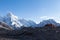 Beautiful camping site with the Karakoram range in background