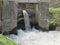 Beautiful Canal in France with a lot of water and a giant walk