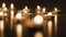 Beautiful Candle Tealights Focus Pull