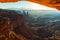 Beautiful Canyonlands view, from Mesa Arch