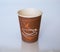 Beautiful cardboard disposable cup