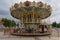 Beautiful carousel in the city square. Kiev