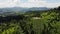 Beautiful Carpathians mountains aerial panorama, Ukraine