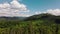 Beautiful Carpathians mountains aerial panorama, Ukraine