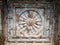 Beautiful carvings on ceiling in Badami caves