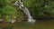 Beautiful Cascade Small Waterfalls In The Wood