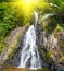 Beautiful cascade waterfall