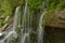 Beautiful cascade waterfall Slovenian keys
