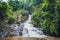 Beautiful cascading Datanla waterfall In the mountain town Dalat, Vietnam