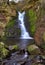 Beautiful cascading waterfall, Nant Bwrefwy