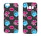 Beautiful cases for smartphones with female accessories. Stylish shoes, handbags and bright lips. Print for lining the phone. Read