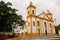 Beautiful Catholic Church. Matriz Church in Portuguese Igreja Matriz, Manaus Amazonas, Brazil