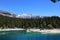 Beautiful Caumasee lake