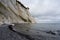 Beautiful chalk cliffs at Mons Klint in Denmark
