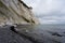 Beautiful chalk cliffs at Mons Klint in Denmark